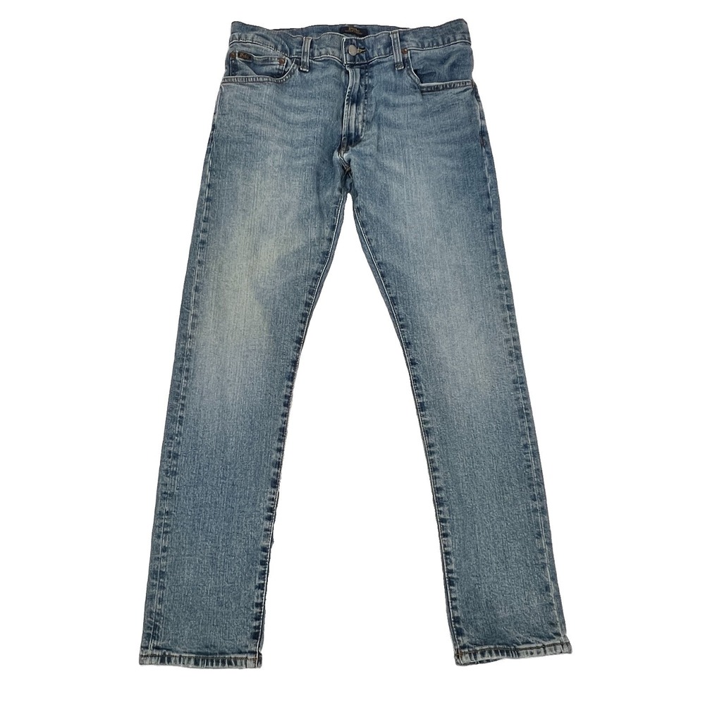 Polo Ralph Lauren Jeans Mens 32x32 The Sullivan Slim Stretch Preppy Whiskered